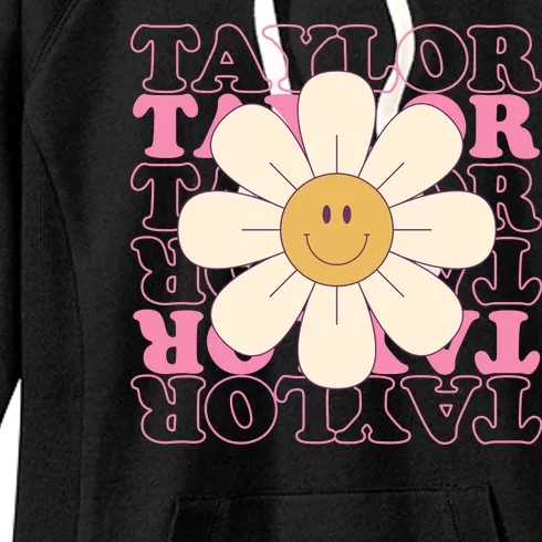 Taylor Groovy Sunflower Retro Women's Fleece Hoodie