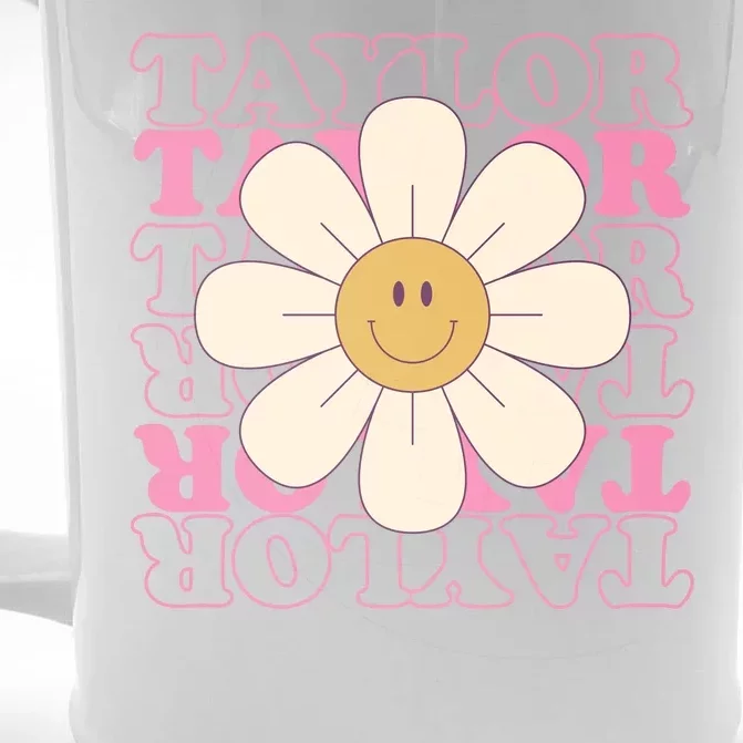 Taylor Groovy Sunflower Retro Front & Back Beer Stein