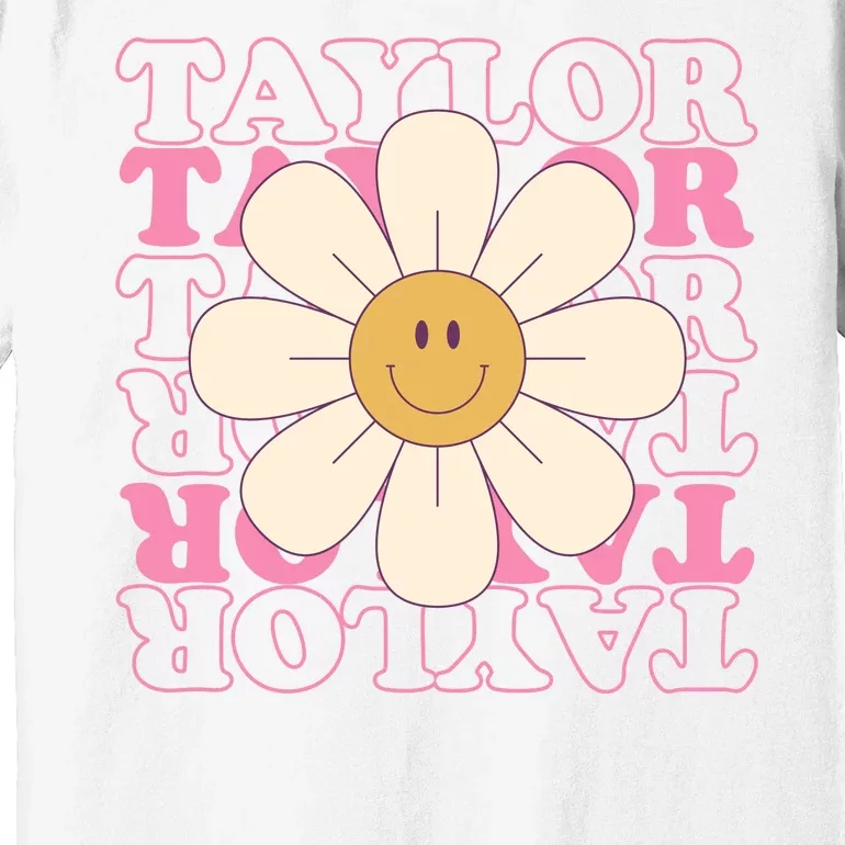 Taylor Groovy Sunflower Retro Premium T-Shirt