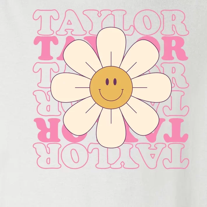 Taylor Groovy Sunflower Retro Toddler Long Sleeve Shirt