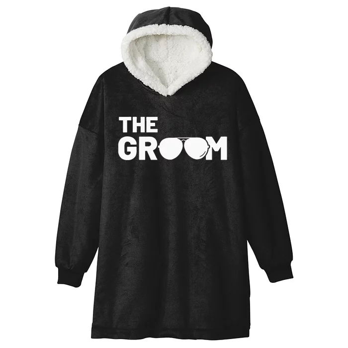 The Groom Squat Bachelor Supplies Party Wedding Hooded Wearable Blanket