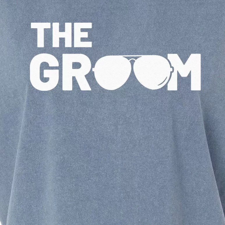 The Groom Squat Bachelor Supplies Party Wedding Garment-Dyed Women's Muscle Tee