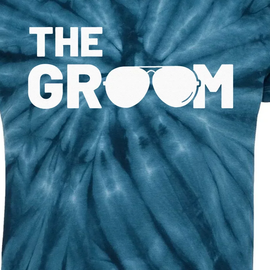 The Groom Squat Bachelor Supplies Party Wedding Kids Tie-Dye T-Shirt