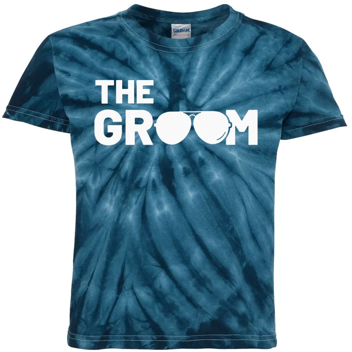 The Groom Squat Bachelor Supplies Party Wedding Kids Tie-Dye T-Shirt