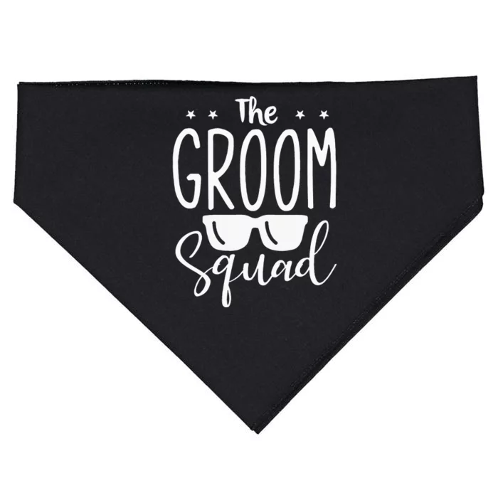 The Groom Squad Wedding Grooms USA-Made Doggie Bandana