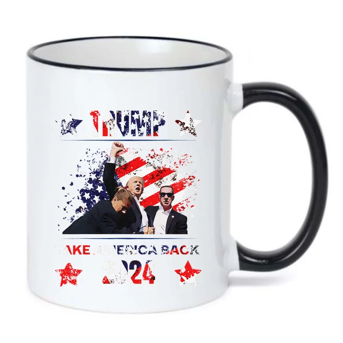 Trump Getting Shot 2024 Black Color Changing Mug