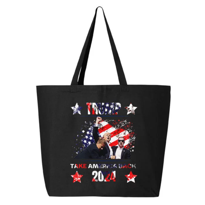 Trump Getting Shot 2024 25L Jumbo Tote