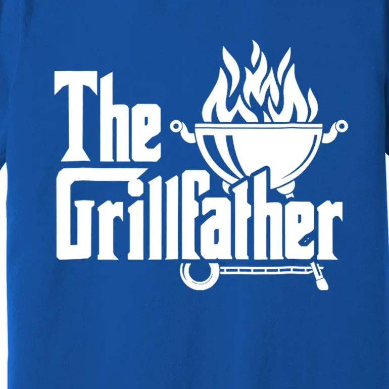 The Grillfather Tee Bbq Lover Summer Gift Premium T-Shirt