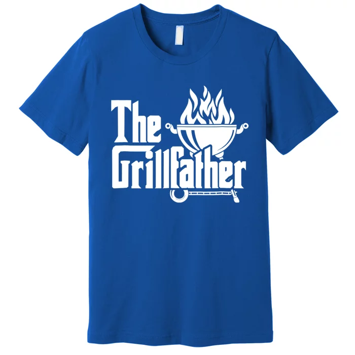 The Grillfather Tee Bbq Lover Summer Gift Premium T-Shirt