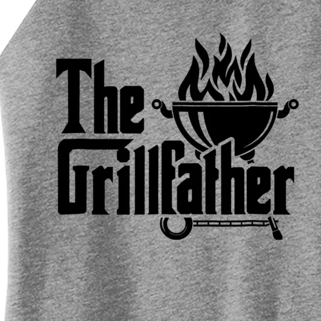 The Grillfather Tee Bbq Lover Summer Gift Women’s Perfect Tri Rocker Tank