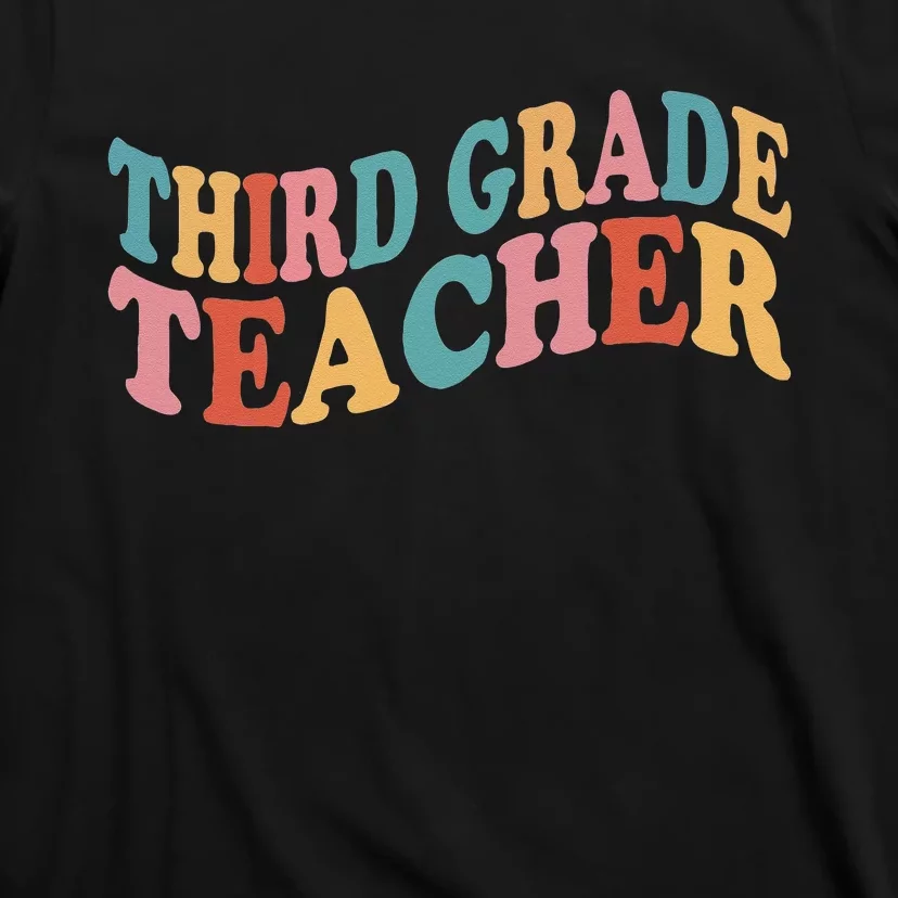 Third Grade Teacher First Day Of School Back To School T-Shirt