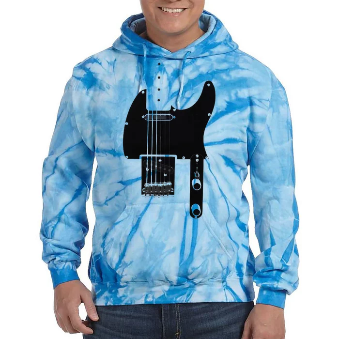 Telecaster Guitar Tie Dye Hoodie