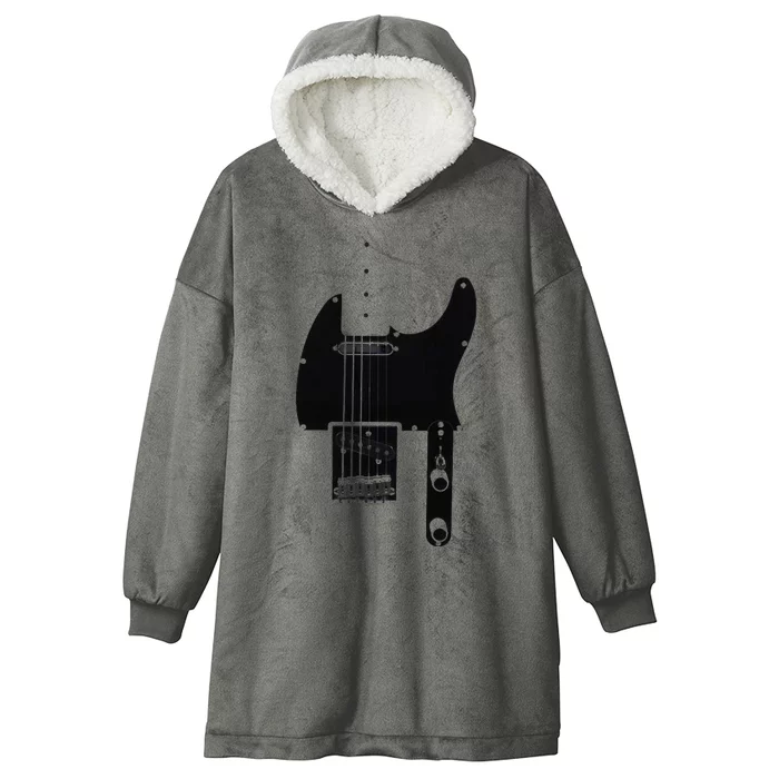 Telecaster Guitar Hooded Wearable Blanket