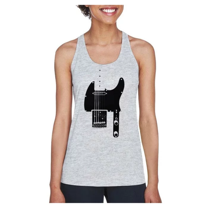 Telecaster Guitar Women's Racerback Tank