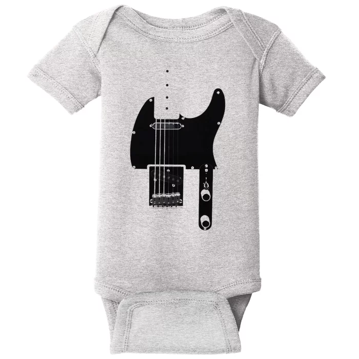 Telecaster Guitar Baby Bodysuit