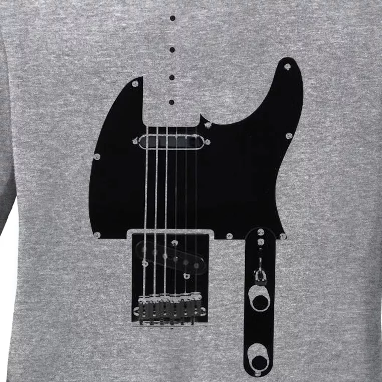 Telecaster Guitar Ladies Long Sleeve Shirt