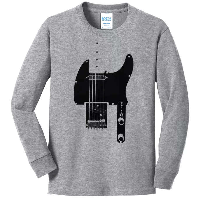 Telecaster Guitar Kids Long Sleeve Shirt