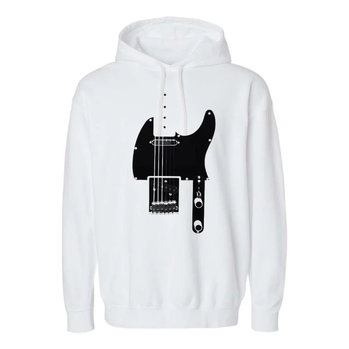 Telecaster Guitar Garment-Dyed Fleece Hoodie