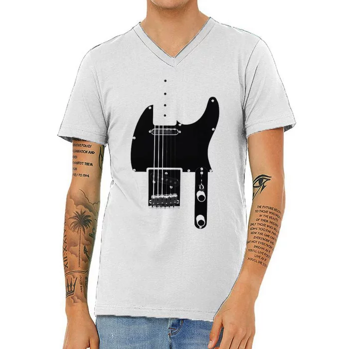 Telecaster Guitar V-Neck T-Shirt