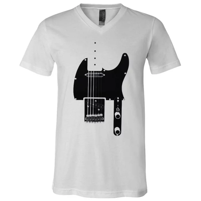 Telecaster Guitar V-Neck T-Shirt