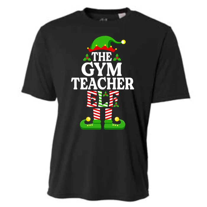 The Gym Teacher Elf Gift Funny Christmas Family Matching Gift Cooling Performance Crew T-Shirt