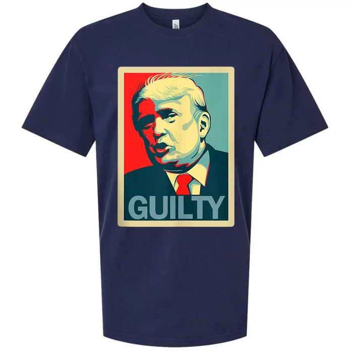 Trump Guilty Trump Convict Apparel Sueded Cloud Jersey T-Shirt