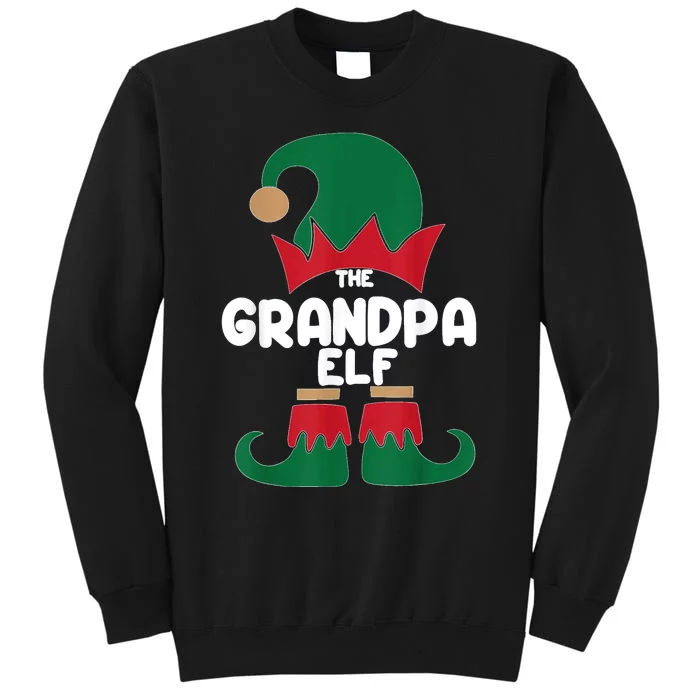 The Grandpa The Dog Dad Elf Christmas Shirts Matching Family Sweatshirt