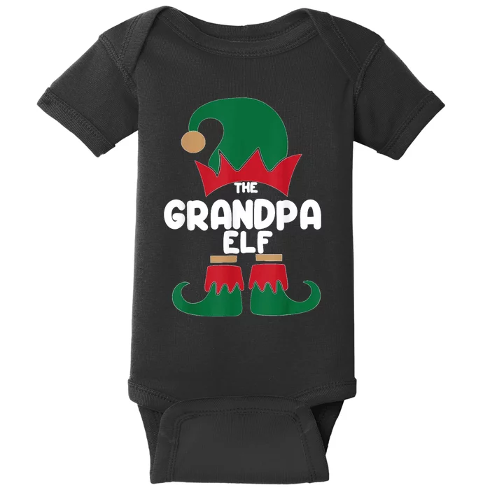 The Grandpa The Dog Dad Elf Christmas Shirts Matching Family Baby Bodysuit