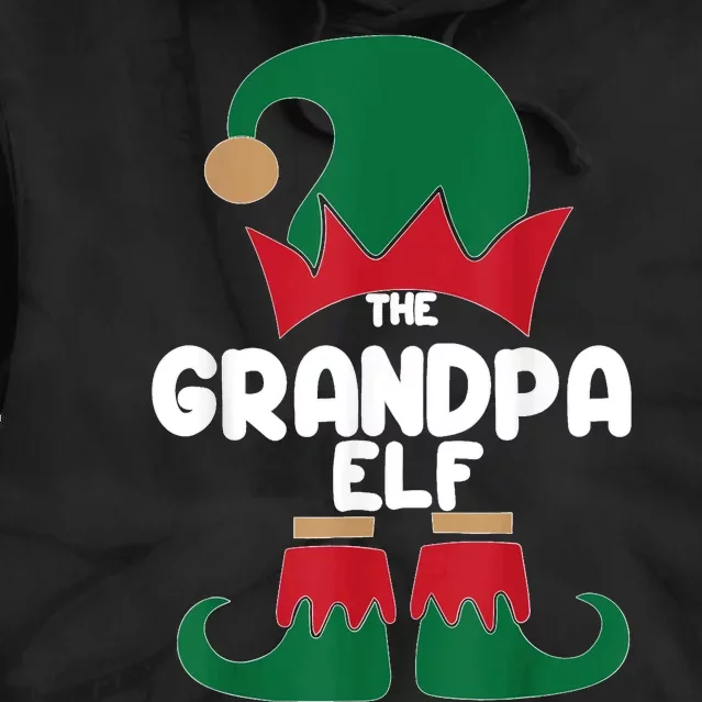 The Grandpa The Dog Dad Elf Christmas Shirts Matching Family Tie Dye Hoodie