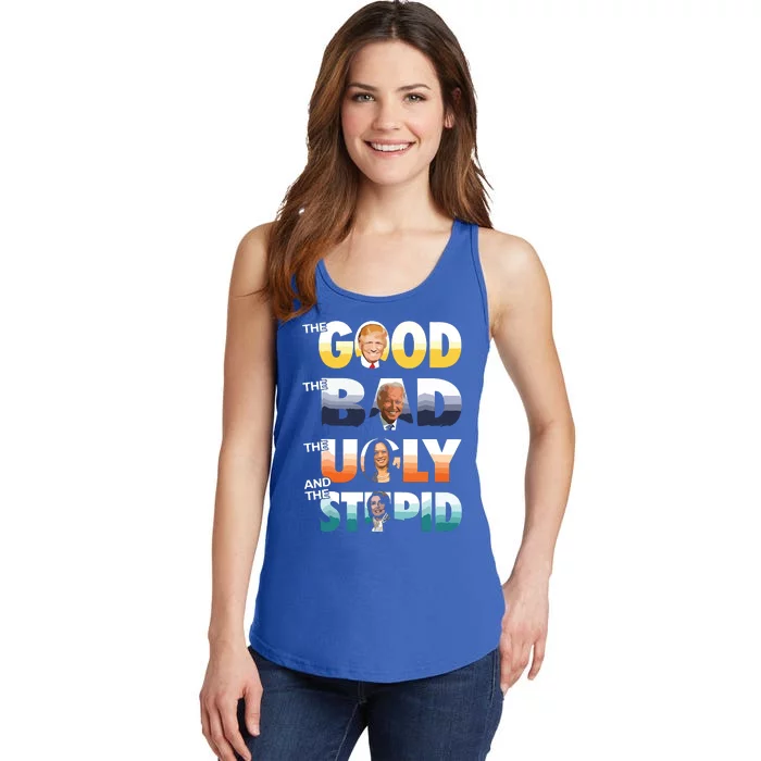 The Good Trump The Bad Biden The Good The Bad The Ugly Ladies Essential Tank