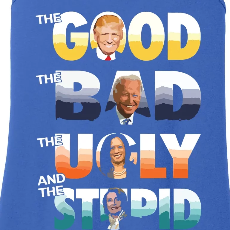 The Good Trump The Bad Biden The Good The Bad The Ugly Ladies Essential Tank