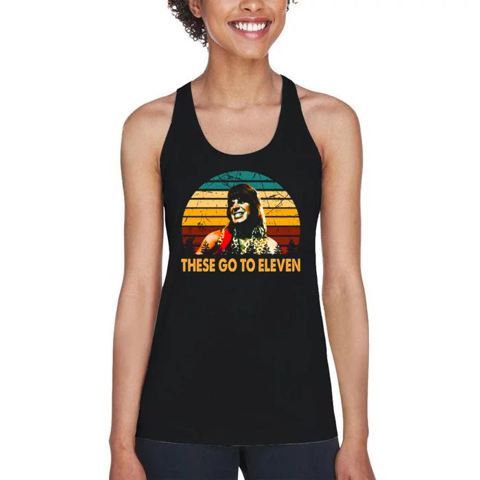 There Go To Eleven Character Women's Racerback Tank