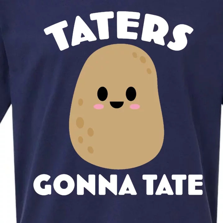 Taters Gonna Tate Funny Sueded Cloud Jersey T-Shirt