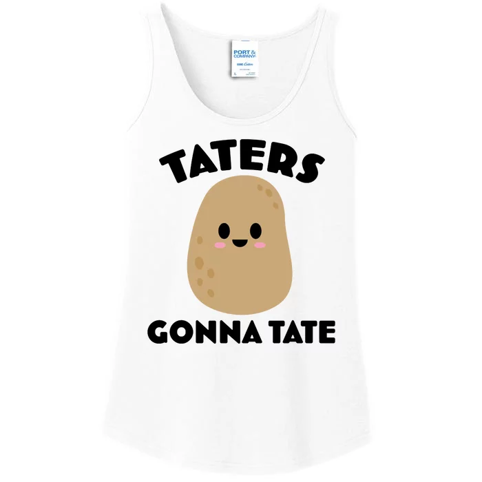 Taters Gonna Tate Funny Ladies Essential Tank