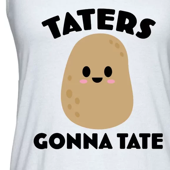 Taters Gonna Tate Funny Ladies Essential Flowy Tank