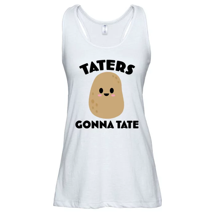 Taters Gonna Tate Funny Ladies Essential Flowy Tank