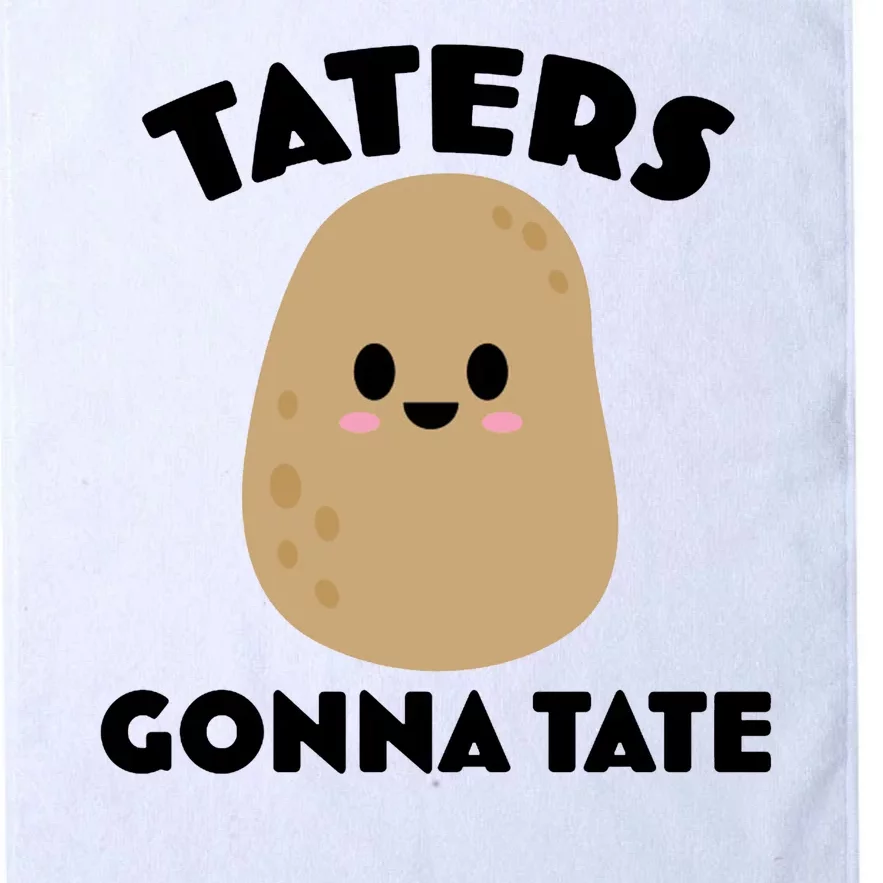 Taters Gonna Tate Funny Platinum Collection Golf Towel