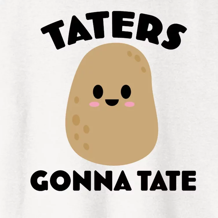 Taters Gonna Tate Funny Women's Crop Top Tee