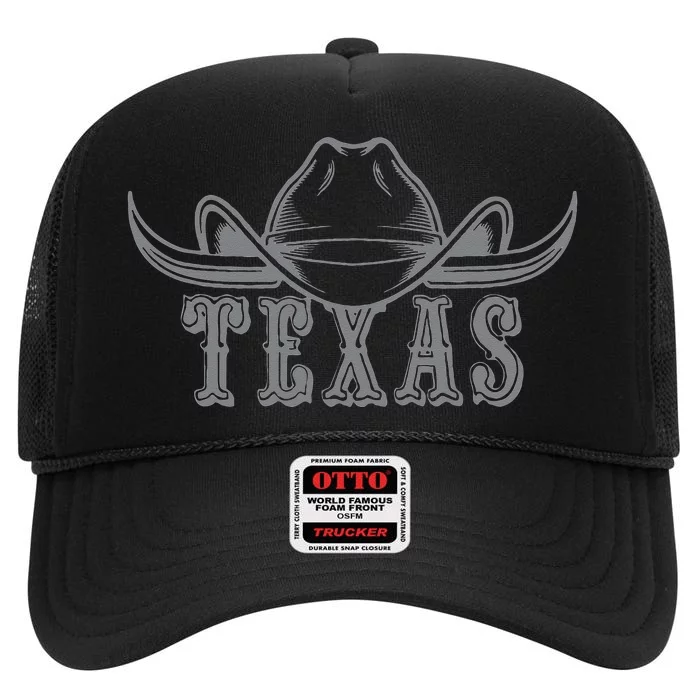 Texan Gifts Texas Texas Graphic S For Women Men TX High Crown Mesh Trucker Hat