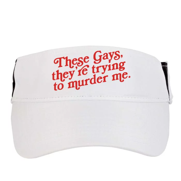 These Gays Trying To Murder Me Adult Drive Performance Visor