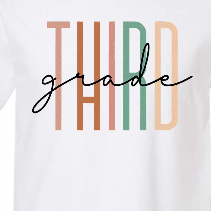 Third Grade Teacher Team 3rd Grade Squad Garment-Dyed Heavyweight T-Shirt