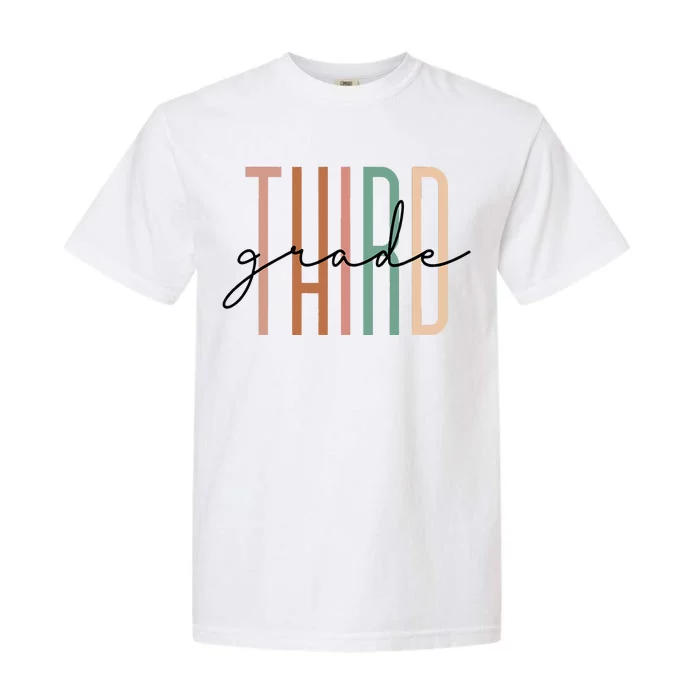 Third Grade Teacher Team 3rd Grade Squad Garment-Dyed Heavyweight T-Shirt