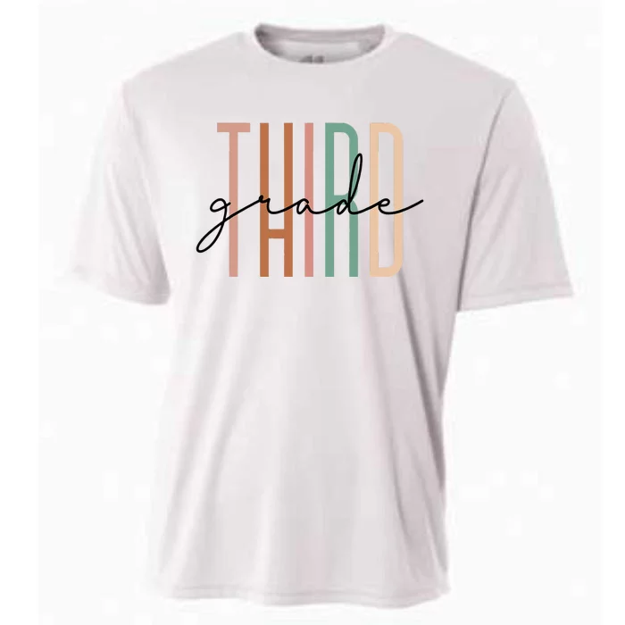 Third Grade Teacher Team 3rd Grade Squad Cooling Performance Crew T-Shirt