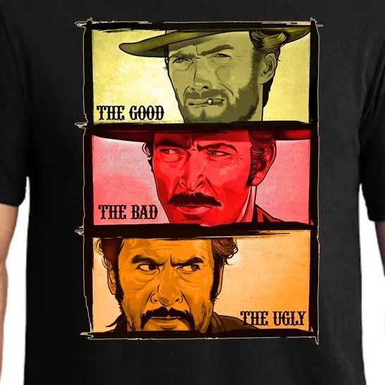 The Good, The Bad, & The Ugly Blondie, Tuco And Angle Eyes Pajama Set