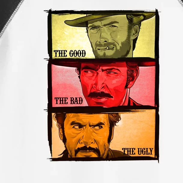 The Good, The Bad, & The Ugly Blondie, Tuco And Angle Eyes Toddler Fine Jersey T-Shirt