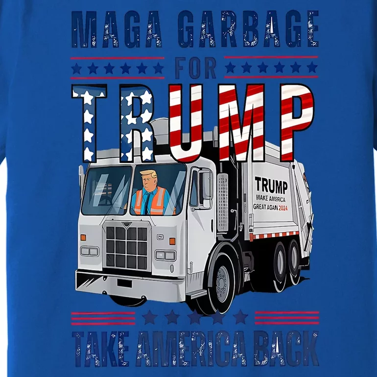 Trump Garbage Truck Proud Maga Garbage Trump Supporter Gift Premium T-Shirt