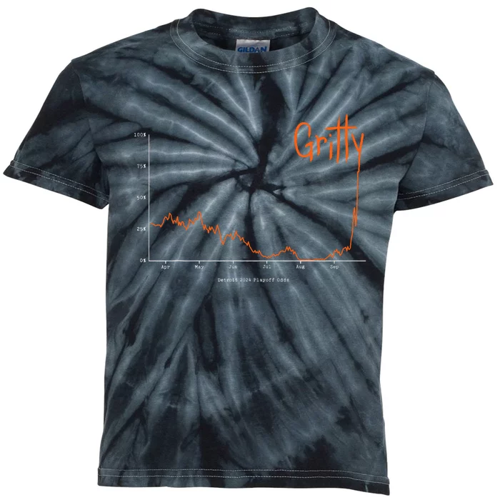 Tigers Gritty Tigs Gritty Tigers Kids Tie-Dye T-Shirt