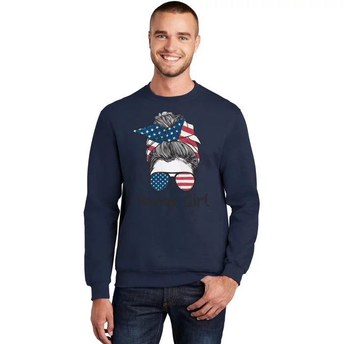 Trump Girl Trump 2024 Election Gifts Tall Sweatshirt