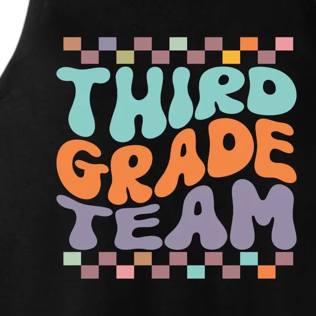 Third Grade Team Teacher Student Back To School 3rd Grade Gift Ladies Tri-Blend Wicking Tank