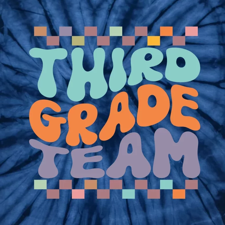 Third Grade Team Teacher Student Back To School 3rd Grade Gift Tie-Dye T-Shirt